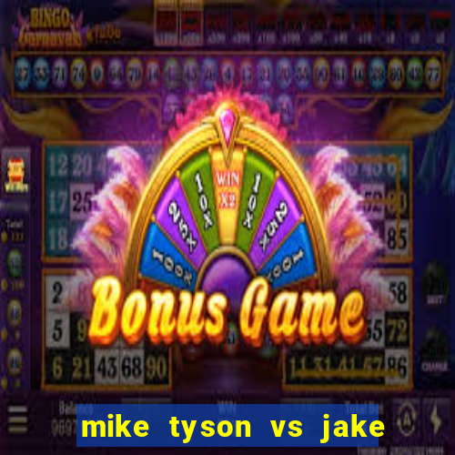 mike tyson vs jake paul assistir online